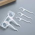 100 Pcs Disposable Dental Floss Sticks Teeth Cleaner Oral Care with Portable Plastic Case...