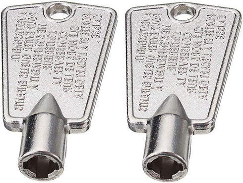 216702900 Freezer Door Key for Frigidaire Kenmore GE KitchenAid Replaces AP4301346 AP4071414 PS2061565 AP2113733 - Pack of 2