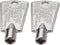 216702900 Freezer Door Key for Frigidaire Kenmore GE KitchenAid Replaces AP4301346 AP4071414 PS2061565 AP2113733 - Pack of 2