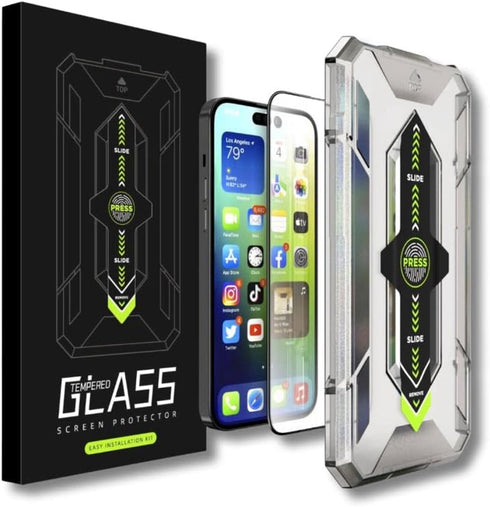 Tempered Glass Screen Protector for apple iPhone 14 Pro Max phone, 6.7 Inch 2 pack, 1pc Camera Lens Protector, 9H Hardness, anti-scratch, Bubble F...