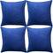Fancy Homi 4 Packs Decorative Throw Pillow Covers 18x18 inch, Super Soft Faux Suede Square Pillow Case, Solid Cushion Cover for Couch/Sofa/Bedroom...