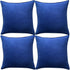 Fancy Homi 4 Packs Decorative Throw Pillow Covers 18x18 inch, Super Soft Faux Suede Square Pillow Case, Solid Cushion Cover for Couch/Sofa/Bedroom...