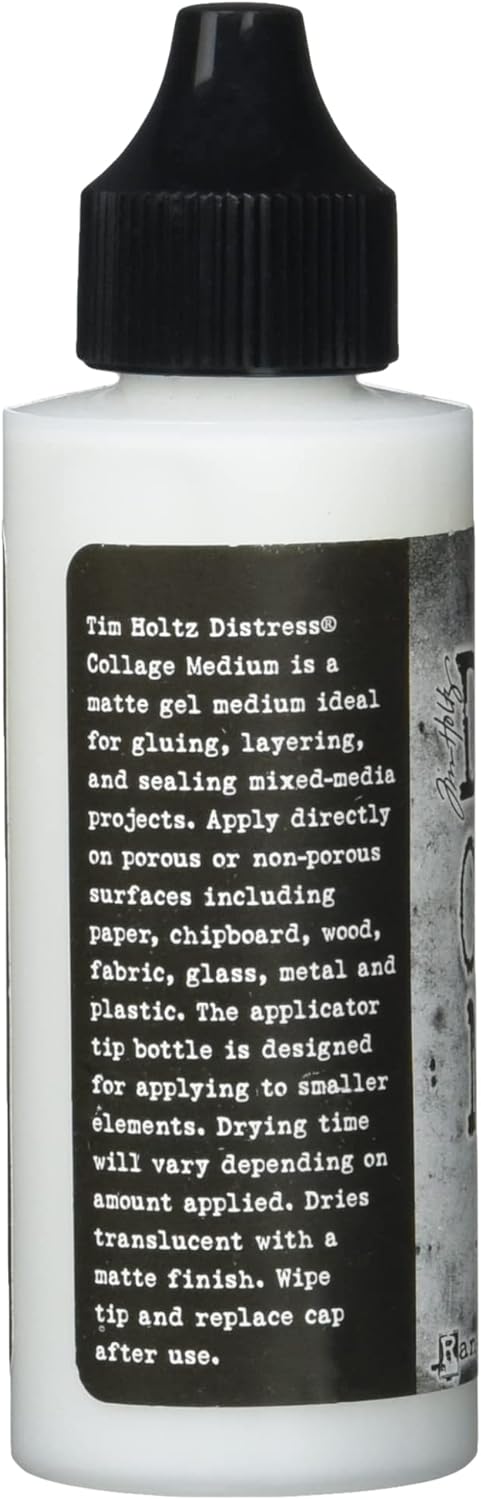 Tim Holtz - Ranger Collage Medium 2OZ, One Size, Clear 59 Millilitre...