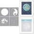 SPELLBINDERS PAPERCRAFTS, INC Spellbinders Stencil-Layered Full Moon, White...