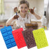 4 Pcs Silicone Numbers Alphabets Trays Molds, FineGood 26 letters & Numbers Candy Mould Biscuit Chocolate DIY Baking Pans Ice Cube Making Trays -g...