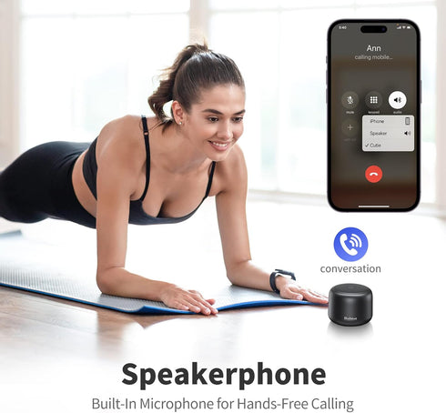 Bobtot Portable Bluetooth Speakers Wireless Speaker- Waterproof Speaker with Loud Stereo Sound,15 Hours Playtime, Rechargeable Battery, Built-in M...
