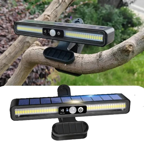 Solar Wall Lights Outdoor,Waterproof Solar Street lamp Dusk to Dawn, Clip Lamp Wall Hanging Solar Light for Home Outdoor Garden (1 Pack)...
