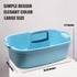 ALINK Large Plastic Shower Caddy Tote, Portable Storage Caddy Basket Organizer with Handle for Dorm, Bathroom, Tool, Garden, Kitchen, Cleaning Sup...