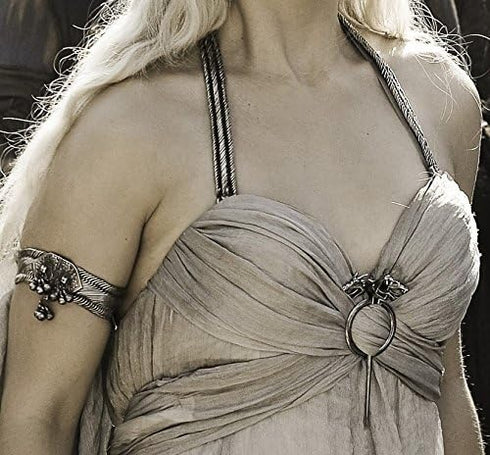 Game Of Thrones Daenerys Targaryen Three-Headed Dragon Brooch...