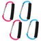 4 Pack Large Carabiner 5.5" D Style Click and Carry Bag Carrier Stroller Hooks(Light Blue and Rose red)...