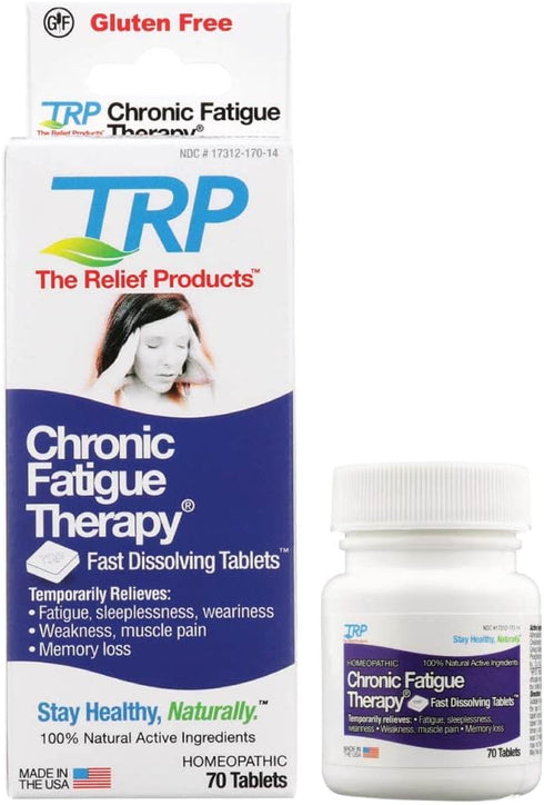 The Relief Products Chronic Fatigue Therapy Fast Dissolving Tablets for Fatigue, Weakness, Tiredness, CFS 70 Ct, 70 Count...