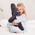 Black Dragon Plush 19" Giant Cute Dragon Stuffed Animal Kawaii Dragon Plushie Hugging Stuffy Plush Toys Birthday for Kids Babies Bedroom Decor 0.6...