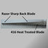 Keyfit Tools PROFESSIONAL Pumpkin Carving Knife Tool 416 Stainless Steel Double Sided Saw/Blade Adult Use Only Extra Sharp Heat Treated Blue Steel...