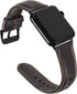 Genuine Leather Strap Compatible for Apple Watch Band 41mm 40mm 38mm, Replacement Wristband for iWatch Series 8 7 (41mm) Series 6 5 4, SE (40mm) S...