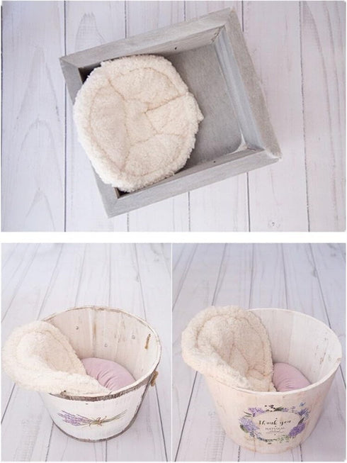 Newborn Baby Photography Props Posing Blanket, Professional for Baby Photography Contoured Posing Positioner Set with Flexible Metal Edges Diamete...