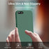 Dssairo [3 in 1 for iPhone SE case 2022/3rd/2020/2nd gen, iPhone 7/8 case?with 2 Pack Screen Protector, Liquid Silicone Ultra Slim Shockproof Prot...
