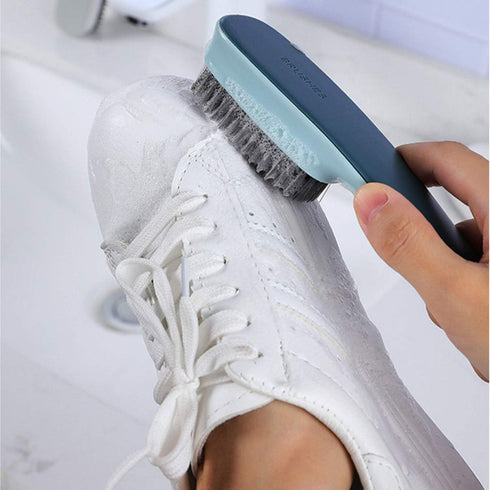 Cleaning Brush Household Small Laundry Brush for Soft Bristle Scrub Clothes Shoe Underwear Fabric Hand Cleaning Brush Pack of 2 Blue...