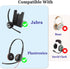 Plantronics Headset Ear Cushions Replacement Foam Ear Pads for Plantronics HW251N HW261N HW510 HW520 Blackwire C320 3210 3220 3320 Jabra PRO 920 B...