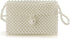 Luxury White Pearl Purses Shoulder Bag for Women Pearl Bag Crossbody Beaded Clutch Evening Bag (White Set1)...
