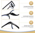 Dollger Blue Light Blocking Glasses Vintage Round Frame Eyeglasses for Women Men 2 Pack Transparent and Black...