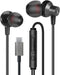 MAS CARNEY TI3 Wired USB Type C Headphones, USB C Earbuds, in-Ear Earphones with Microphone for Samsung S20, Huawei P30 P40, OPPO, Honor, Google P...