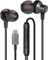 MAS CARNEY TI3 Wired USB Type C Headphones, USB C Earbuds, in-Ear Earphones with Microphone for Samsung S20, Huawei P30 P40, OPPO, Honor, Google P...