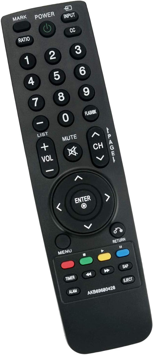 Replace Remote AKB69680428 Compatible with 32LH250H 37LH265H 32LH255H 32LH240H 37LH250H 37LH255H 37LH260H LG LED LCD Smart TV...