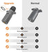 Oyviny RV 7 Pin Trailer Plug with IP68 Waterproof Seal 2PCS, Detachable 7 Way Round RV-Style Trailer Side Connector 7 Point Trailer Wiring Plug...