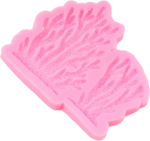 Coral Seaweed Silicone Molds Coral Fondant Mold For Marine Theme Cake Decoration Cupcake Topper Chocolate Candy Sugar Craft Polymer Clay Gum Paste...