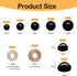270PCS Safety Eyes and Noses, Black Plastic Eyes and Teddy Bear Nose with Washers for Doll Making for Crafts...