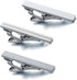Men's Fashion Alloy Metal 1.5" Skinny Tie Clip - 3 Pcs Set...