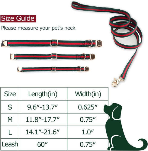 Elegant Dog collar and Leash, Durable Soft Pet Collars Leashes?Luxury Dog Collars and Dog Leashes Set Packing Gift for Big Large Dogs...