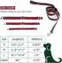 Elegant Dog collar and Leash, Durable Soft Pet Collars Leashes,Luxury Dog Collars and Dog Leashes Set Packing Gift for Puppy Small Dogs...
