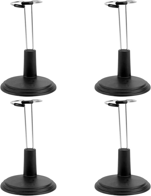 Kisangel 4pcs Doll Stand 15CM Doll Display Holder Aaction Figures Stands Plastic Model Support Frame for Home Store Market...