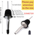 LanMa Olive Oil Spout Pourer, 2PCS Stainless Steel Liquor Bottle Pourers Spouts with Rubber Dust Caps...