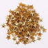 Beadsland Hotfix Iron On, Flat Back Stars Studs - 1/4" Flatback Glue on Studs 300pcs (Gold, 10x10mm)...
