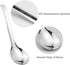 7.28 Inches Asian Soup Spoons Stainless Steel Chinese Soup Spoon Set of 4 Soup Spoons Silverware Cucharas Para Comer for Ramen Pho Miso Dumplings ...