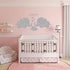 Large Cute Elephant Family with Hearts Wall Decals Baby Nursery Decor Kids Room Wall Stickers, (Large) 40''W x19''H, Grey...