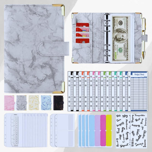 Envelopes money saving Challenge,Saving Planner,12-Month Planner with Stickers/24 Sheets/Budget Binder/Cash Envelopes for Budgeting/Money Organize...