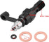 Qiilu Banjo Bolt Bleed Screw, M10x1.0mm Motorcycle Brake Master Cylinder Caliper Bleed Screw Nipple Banjo Bolt + Dust Cap Universal For Kawasaki/S...