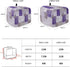 Toaster Cover 2 Slice, Abstract Purple Brown Gray Geometric Paint Art Graffiti Bread Maker Cover Toaster Dust Cover with Pockets, Dust-Proof Cover...
