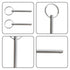 YXQ 2 Pcs Quick Release Pin, Diameter 1/4"(6.3mm), Overall Length 2.56"(65mm), Usable Length 2"(51mm), Full 316 Stainless Steel, Bimini Tops for B...