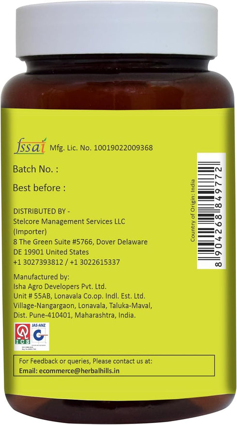 HERBAL HILLS Alfalfa Tablets | 120 Count | Source of Vitamin A | Natural Green Superfoods...
