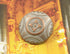 Bezelry 12 Pieces Rosette Pattern Metal Shank Buttons. 23mm (7/8 inch) (Copper White Patina)...