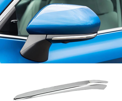 Chrome Rear View Mirror Molding Trim Car Left Side Door Mirror Guard Strip Decoration for Toyota Camry 2019 2020 2021 2022 2023 Driver Side Replac...