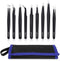 9PCS Precision Tweezers Set, Upgraded Anti-Static Stainless Steel of Tweezers, for Electronics, Soldering, Laboratory Work, Jewelry-Making, Model,...