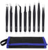 9PCS Precision Tweezers Set, Upgraded Anti-Static Stainless Steel of Tweezers, for Electronics, Soldering, Laboratory Work, Jewelry-Making, Model,...
