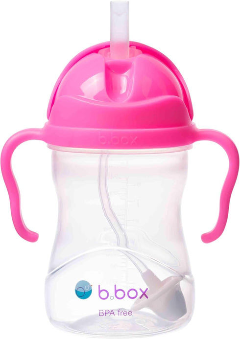 b.box Sippy Cup with Weighted Straw. Drink from any Angle, Leak Proof, Spill Proof, Easy Grip. BPA Free, Dishwasher Safe. For Babies 6m+ to Toddle...