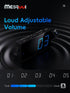Mesqool Projection Alarm Clock, Loud Vibrating Alarm Clock for Heavy Sleepers, Adjustable Projection Brightness,Hearing Impaired & Deaf People, Di...