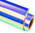 GIRAFVINYL Vista Blue Holographic Opal Vinyl - 12 Inch X 6 Feet Blue Vinyl Permanent for Home Decoration, Opal Hyacinth Blue...